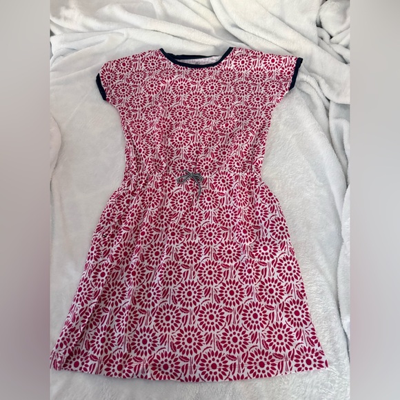 Lands' End Other - Lands’ End Pink Floral Swirl Girls Dress 14